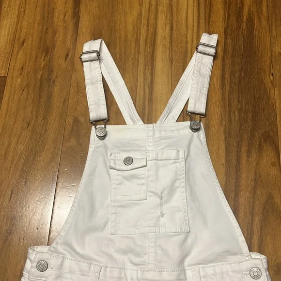 Justice white overalls size 16 - Picture 3 of 7